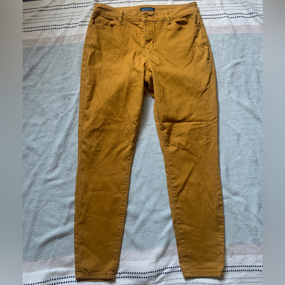 Blue Spice Women's Mustard Skinny Jeans